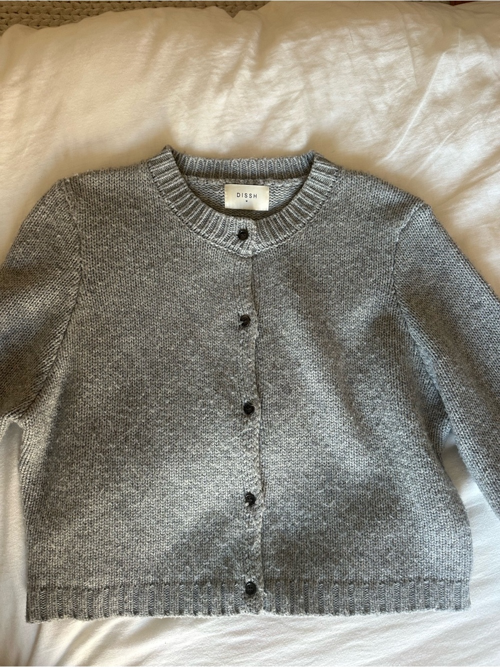 DISSH wool blend cardigan sweater button down size M